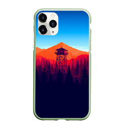 Чехол iPhone 11 Pro матовый Firewatch