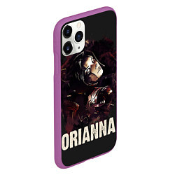 Чехол iPhone 11 Pro матовый Orianna, цвет: 3D-фиолетовый — фото 2