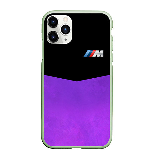 Чехол iPhone 11 Pro матовый BMW / 3D-Салатовый – фото 1