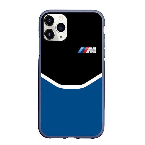 Чехол iPhone 11 Pro матовый BMW / 3D-Серый – фото 1