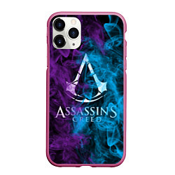 Чехол iPhone 11 Pro матовый Assassin's Creed, цвет: 3D-малиновый