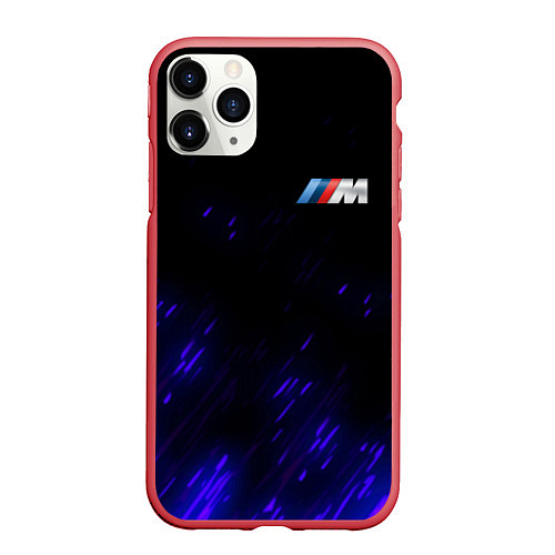 Чехол iPhone 11 Pro матовый BMW / 3D-Красный – фото 1