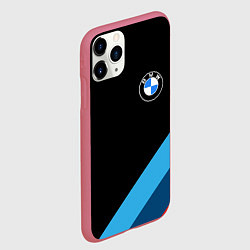 Чехол iPhone 11 Pro матовый BMW, цвет: 3D-малиновый — фото 2