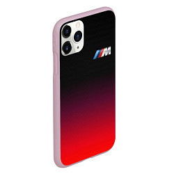 Чехол iPhone 11 Pro матовый BMW, цвет: 3D-розовый — фото 2