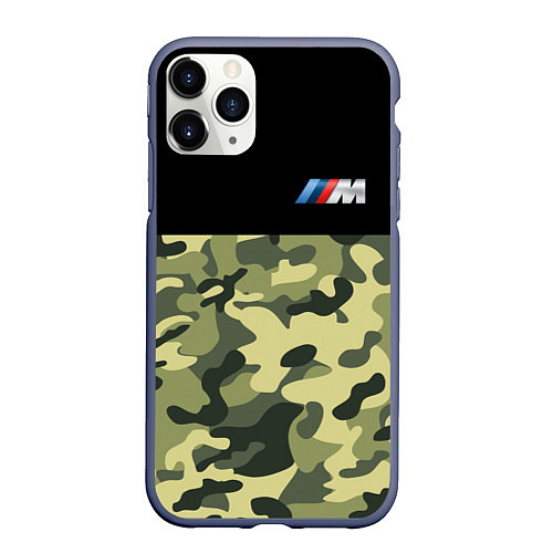 Чехол iPhone 11 Pro матовый BMW / 3D-Серый – фото 1