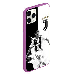 Чехол iPhone 11 Pro матовый Cristiano Ronaldo, цвет: 3D-фиолетовый — фото 2