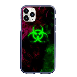 Чехол iPhone 11 Pro матовый NCoV, цвет: 3D-серый