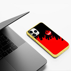 Чехол iPhone 11 Pro матовый GURREN LAGANN, цвет: 3D-желтый — фото 2