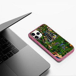 Чехол iPhone 11 Pro матовый Heroes of Might and Magic, цвет: 3D-малиновый — фото 2