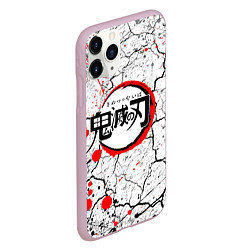 Чехол iPhone 11 Pro матовый KIMETSU NO YAIBA, цвет: 3D-розовый — фото 2