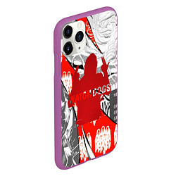 Чехол iPhone 11 Pro матовый WATCH DOGS 2, цвет: 3D-фиолетовый — фото 2