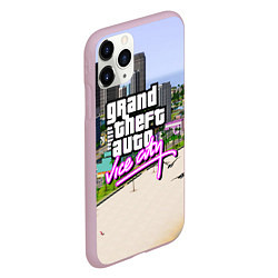 Чехол iPhone 11 Pro матовый GTA REDUX 2020, цвет: 3D-розовый — фото 2