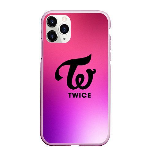 Чехол iPhone 11 Pro матовый TWICE / 3D-Розовый – фото 1
