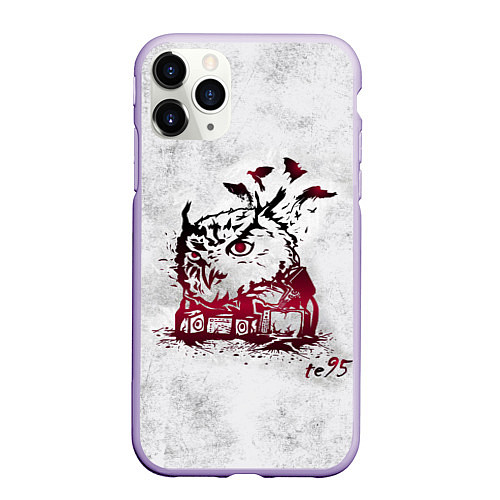 Чехол iPhone 11 Pro матовый Three Days Grace / 3D-Светло-сиреневый – фото 1