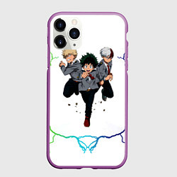 Чехол iPhone 11 Pro матовый Моя Геройская Академия