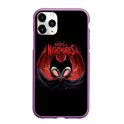 Чехол iPhone 11 Pro матовый Hollow Knight, цвет: 3D-фиолетовый