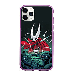 Чехол iPhone 11 Pro матовый Hollow Knight, цвет: 3D-фиолетовый