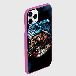 Чехол iPhone 11 Pro матовый Никто кроме нас, цвет: 3D-фиолетовый — фото 2