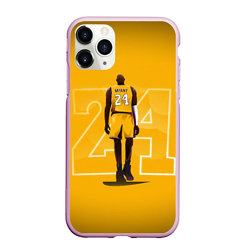 Чехол iPhone 11 Pro матовый Kobe Bryant / 3D-Розовый – фото 1