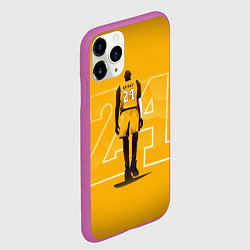 Чехол iPhone 11 Pro матовый Kobe Bryant, цвет: 3D-фиолетовый — фото 2