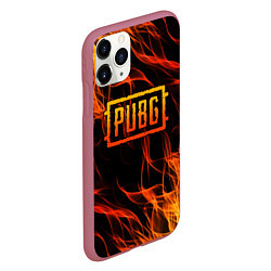 Чехол iPhone 11 Pro матовый PUBG, цвет: 3D-малиновый — фото 2