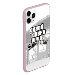 Чехол iPhone 11 Pro матовый GTA SanAndreas, цвет: 3D-розовый — фото 2