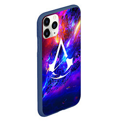 Чехол iPhone 11 Pro матовый ASSASSINS CREED, цвет: 3D-тёмно-синий — фото 2