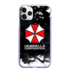 Чехол iPhone 11 Pro матовый UMBRELLA CORP, цвет: 3D-светло-сиреневый