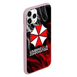 Чехол iPhone 11 Pro матовый UMBRELLA CORP, цвет: 3D-розовый — фото 2