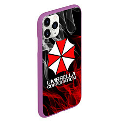 Чехол iPhone 11 Pro матовый UMBRELLA CORP, цвет: 3D-фиолетовый — фото 2