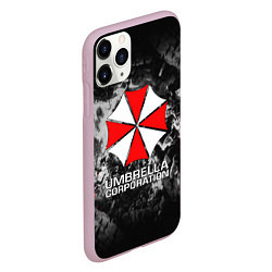 Чехол iPhone 11 Pro матовый UMBRELLA CORP, цвет: 3D-розовый — фото 2