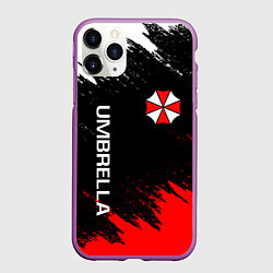 Чехол iPhone 11 Pro матовый UMBRELLA CORP, цвет: 3D-фиолетовый
