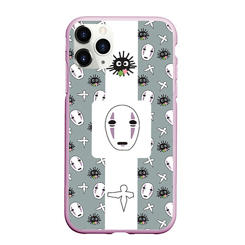 Чехол iPhone 11 Pro матовый Аниме Унесенные призраками / 3D-Розовый – фото 1