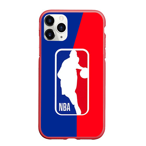 Чехол iPhone 11 Pro матовый NBA Kobe Bryant / 3D-Красный – фото 1