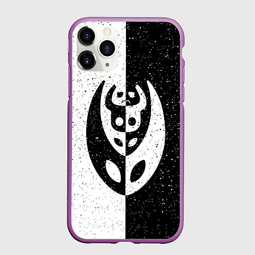Чехол iPhone 11 Pro матовый Hollow Knight / 3D-Фиолетовый – фото 1
