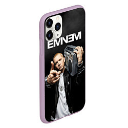 Чехол iPhone 11 Pro матовый EMINEM, цвет: 3D-сиреневый — фото 2