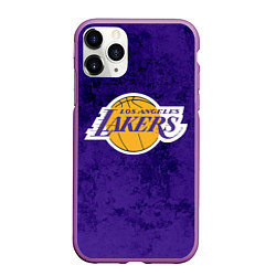 Чехол iPhone 11 Pro матовый LA LAKERS