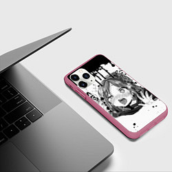Чехол iPhone 11 Pro матовый АХЕГАО, цвет: 3D-малиновый — фото 2