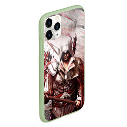 Чехол iPhone 11 Pro матовый ASSASSINS CREED, цвет: 3D-салатовый — фото 2