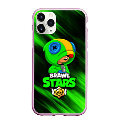 Чехол iPhone 11 Pro матовый BRAWL STARS LEON