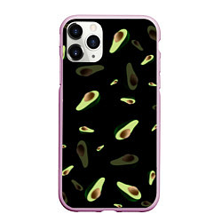 Чехол iPhone 11 Pro матовый Авокадо, цвет: 3D-розовый