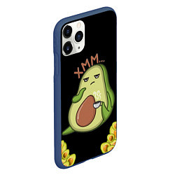 Чехол iPhone 11 Pro матовый Авокадо, цвет: 3D-тёмно-синий — фото 2