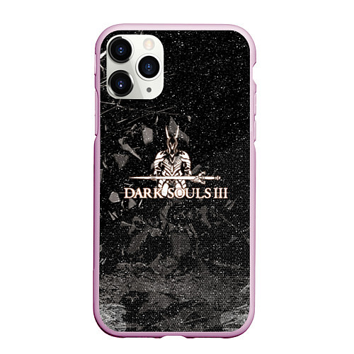 Чехол iPhone 11 Pro матовый DARK SOULS / 3D-Розовый – фото 1