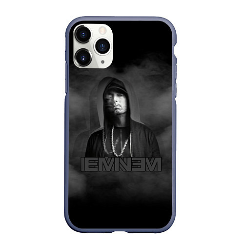 Чехол iPhone 11 Pro матовый EMINEM / 3D-Серый – фото 1