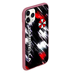 Чехол iPhone 11 Pro матовый UMBRELLA CORPORATION, цвет: 3D-малиновый — фото 2