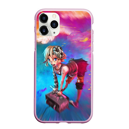 Чехол iPhone 11 Pro матовый Tiny Tina and the bomb / 3D-Розовый – фото 1