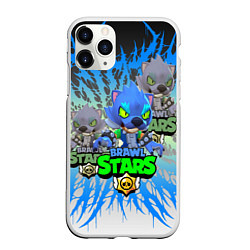 Чехол iPhone 11 Pro матовый Brawl stars, цвет: 3D-белый