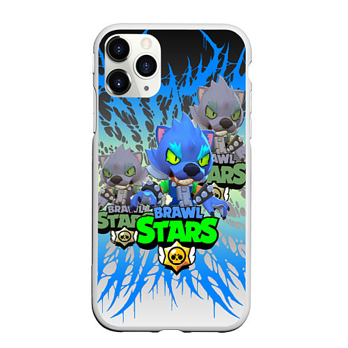 Чехол iPhone 11 Pro матовый Brawl stars / 3D-Белый – фото 1