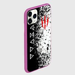 Чехол iPhone 11 Pro матовый THE WITCHER, цвет: 3D-фиолетовый — фото 2