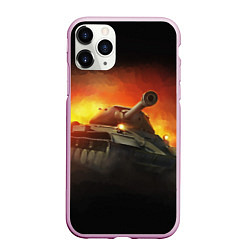 Чехол iPhone 11 Pro матовый Tank, цвет: 3D-розовый